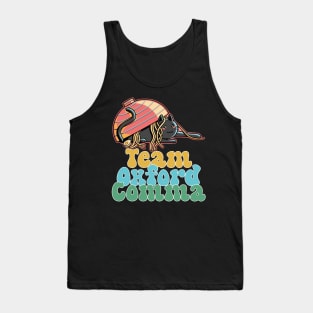 Funny Team Oxford Comma Tank Top